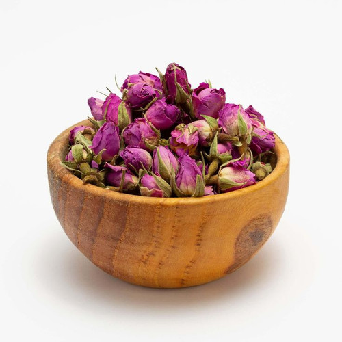 غنچه گل محمدی جرقه سرخ بهار