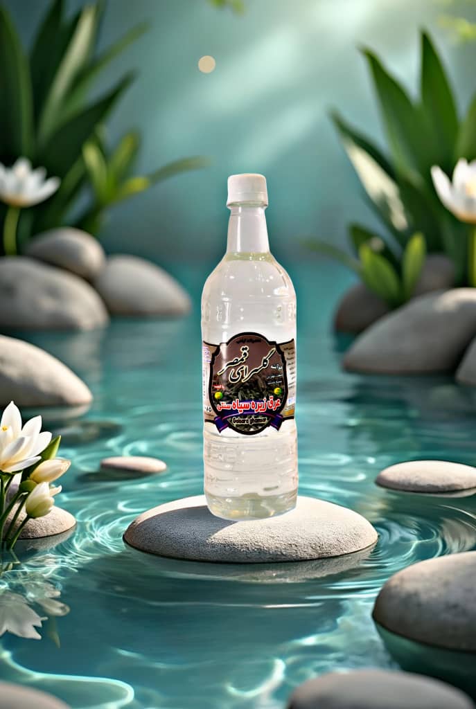 یک بطری عرق زیره سیاه طبیعی عطاری اقیانوس با کاهش وزن و ارسال رایگان