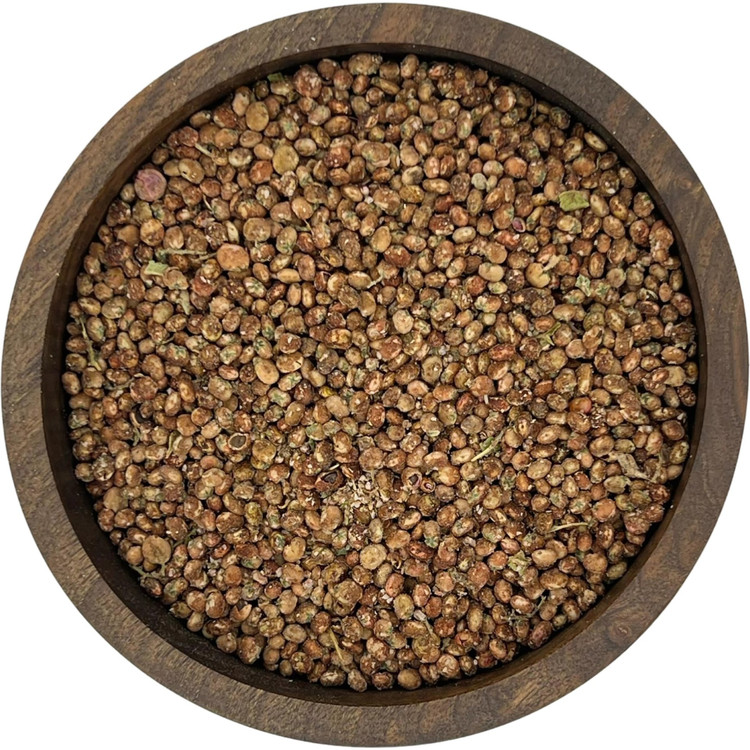 «بسته سماق قهوهای خالص و خوشعطر؛ ادویه اصیل ایرانی با آسیاب تازه.»